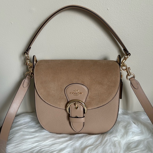 Coach Kleo Shoulder Bag 23 in Taupe - Picture 1 of 9